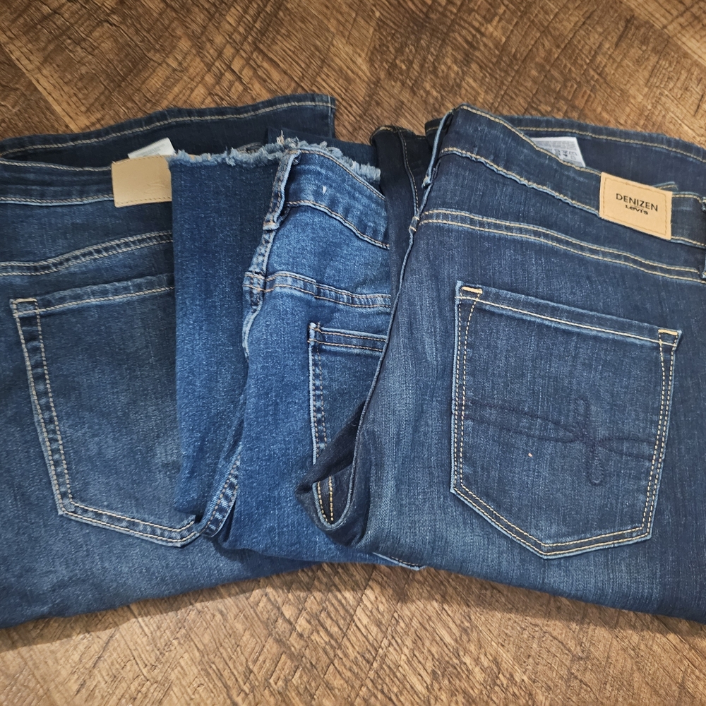 Women’s Size 12 Jeans Bundle – Denizen Levi’s, Sonoma, Bleu – Bootcut & Flare